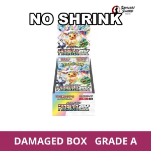 【No Shrink】SV8A-Terastal Festival ex Japanese Pokemon Booster Box - Damaged Box - regular product image with Damaged Box Grade A label