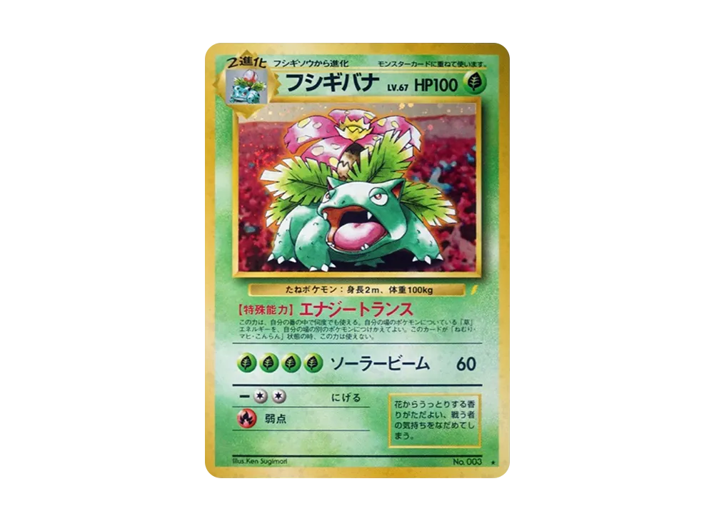 PSA10 Venusaur: Old Back/PROMO[PMCG-P No.003](PMCG-P Promotional