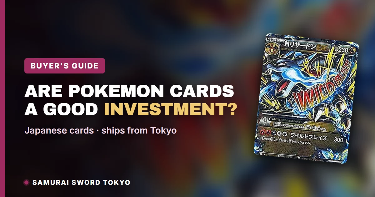 Japanische Pokemon-Seltenheitsskala und PSA10-bewertete Karten zur Veranschaulichung struktureller Investitionsfaktoren