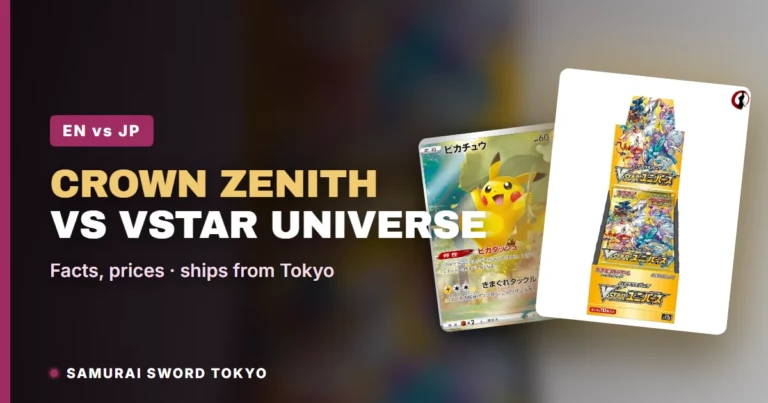 Crown Zenith Pokemon Booster Box vs Japanese VSTAR Universe (S12a)