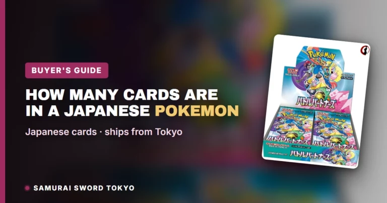 Hoeveel kaarten zitten er in een Japans Pokemon-pack?