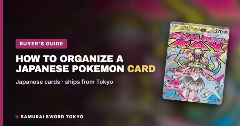 So organisieren Sie eine Sammlung japanischer Pokemon-Karten