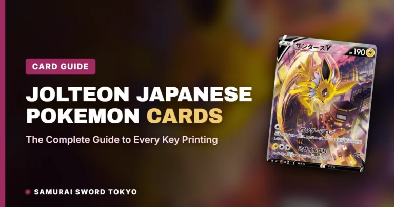 Jolteon Japanese Pokemon Cards: The Complete Guide to Every Key Printing