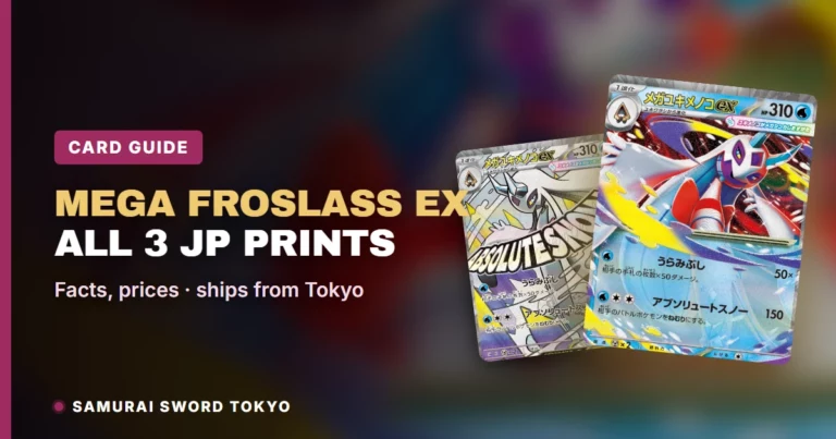 Mega Froslass ex Pokemon Cards: All 3 Japanese Prints and PSA 10
