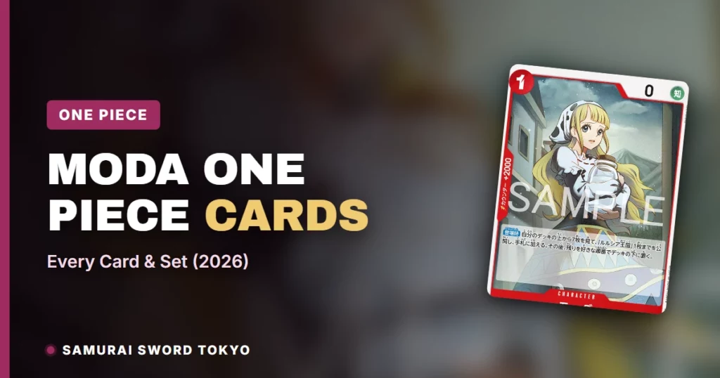 Guide des cartes Moda One Piece : toutes les cartes et extensions (2026)