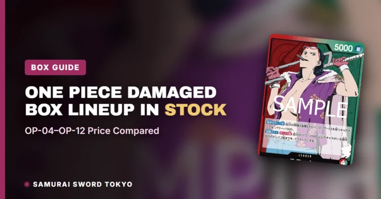 One Piece Damaged Box Lineup In Stock: OP-04–OP-12 Price Compared
