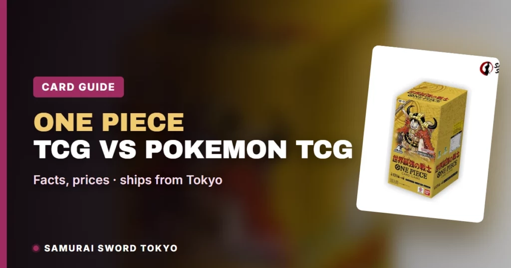 One Piece TCG vs Pokemon TCG：来自日本的卡组、稀有度与整盒价格