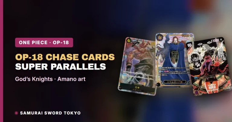 OP-18 Chase-Karten: God's Knights Super Parallel & Amano-Parallels