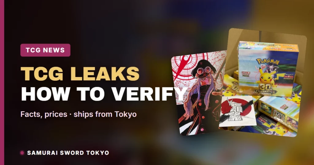 Pokemon TCG Leaks 2026: What Became Official vs Still Reported