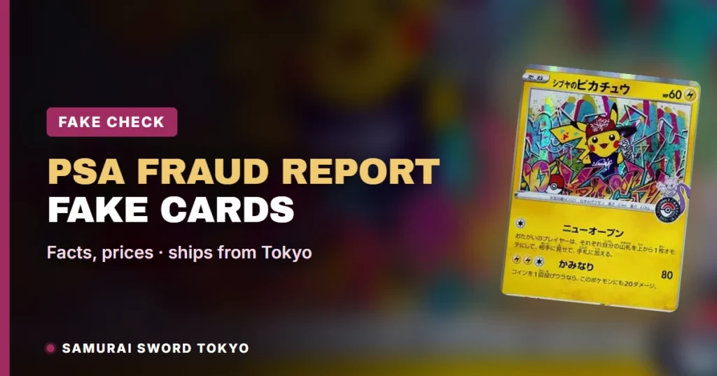 Fake Pokemon Cards 2026: What PSA’s 2025 Fraud Report Confirms