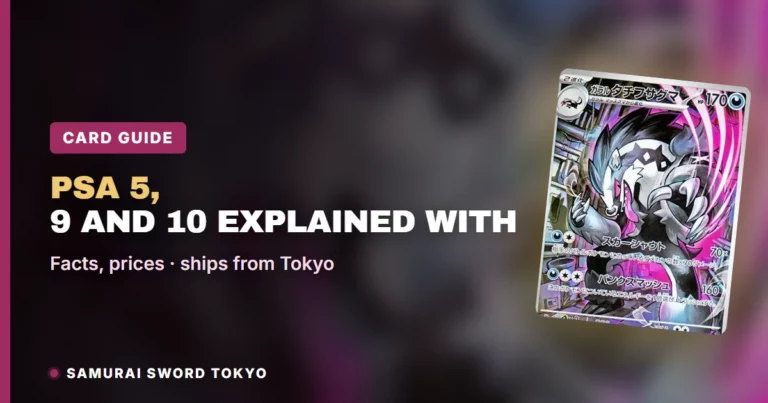 PSA 5, 9 and 10 Explained with Japanese Pokemon Card Examples