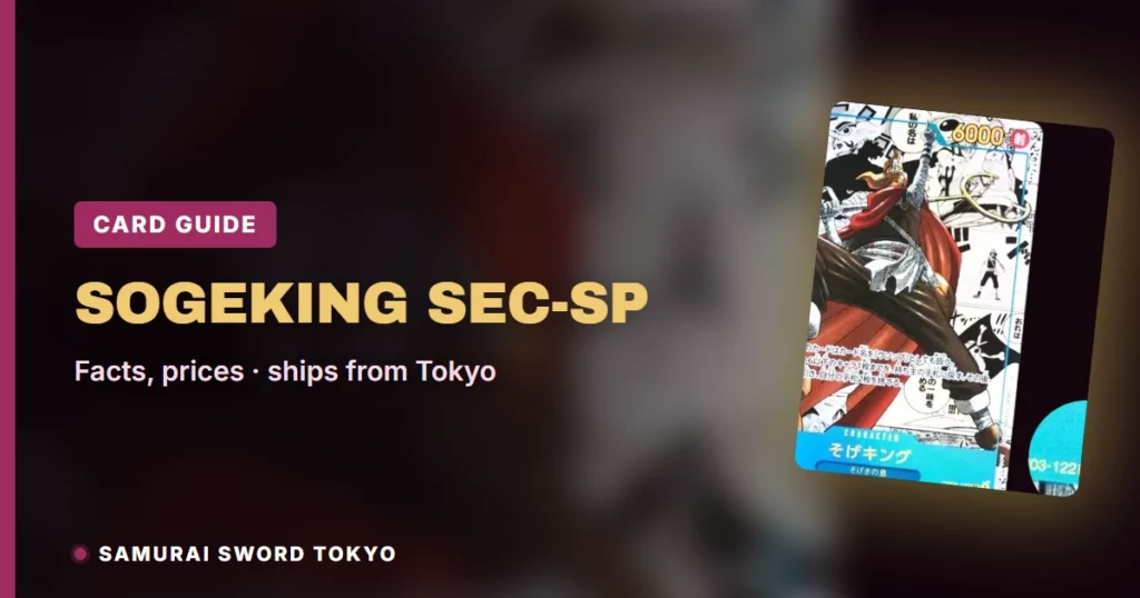 Guide de la carte One Piece Sogeking SEC-SP (Comic Parallel, OP03-122)