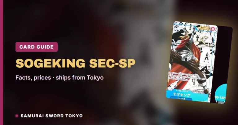 Sogeking SEC-SP (Comic Parallel, OP03-122) One Piece Card Guide