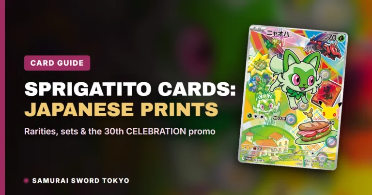 Sprigatito Pokemon Card Guide: Japanese Prints, Rarities and the 30th CELEBRATION Promo