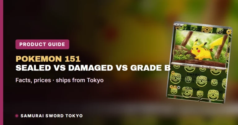 Pokemon 151 (SV2a): caja Sealed vs Damaged Box vs Grade B