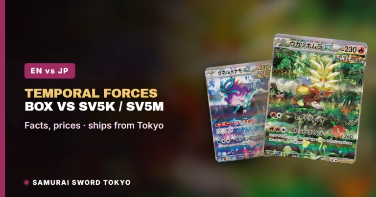 Temporal Forces Booster Box vs Japanese SV5K & SV5M Boxes (Pokemon)