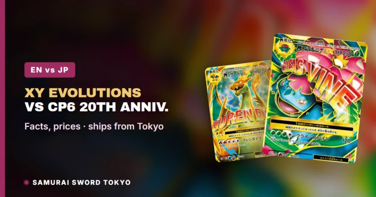 XY Evolutions vs Japanese 20th Anniversary CP6 (Pokemon Cards)