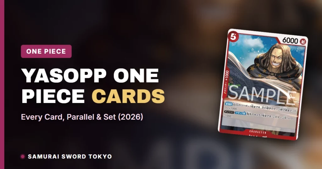 Guide des cartes Yasopp One Piece : chaque carte, parallèle et set (2026)