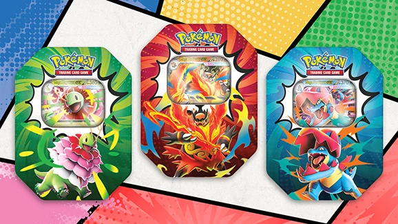 Pokémon TCG Mega Evolution Ascended Heroes Tin,官方产品图片