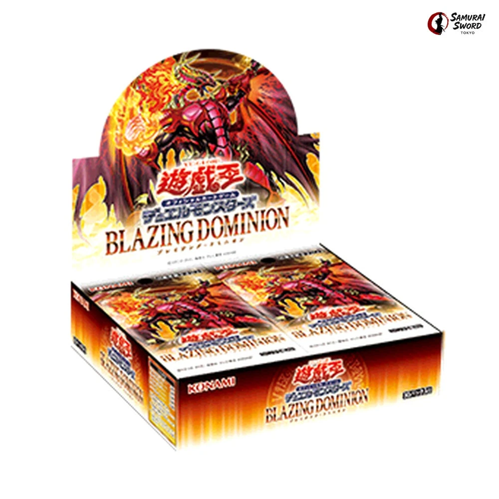 samuraiswordtokyo.com에 등록된 BLZD Blazing Dominion 일본어판 Yu-Gi-Oh 부스터 박스