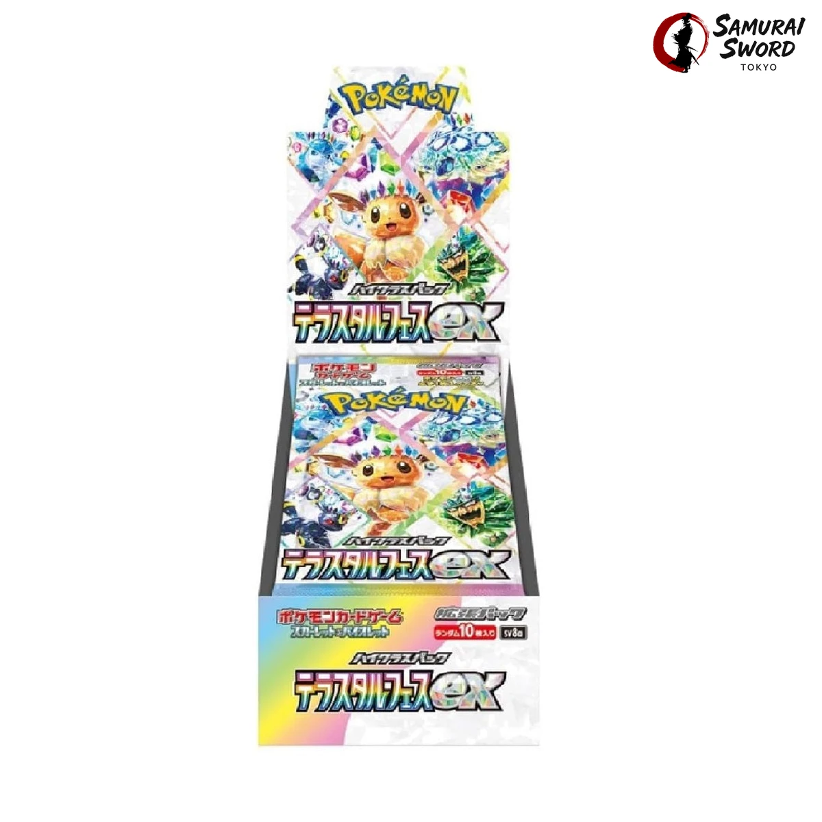 SV8A Terastal Festival ex japanische Pokemon Boosterbox, gelistet auf samuraiswordtokyo.com