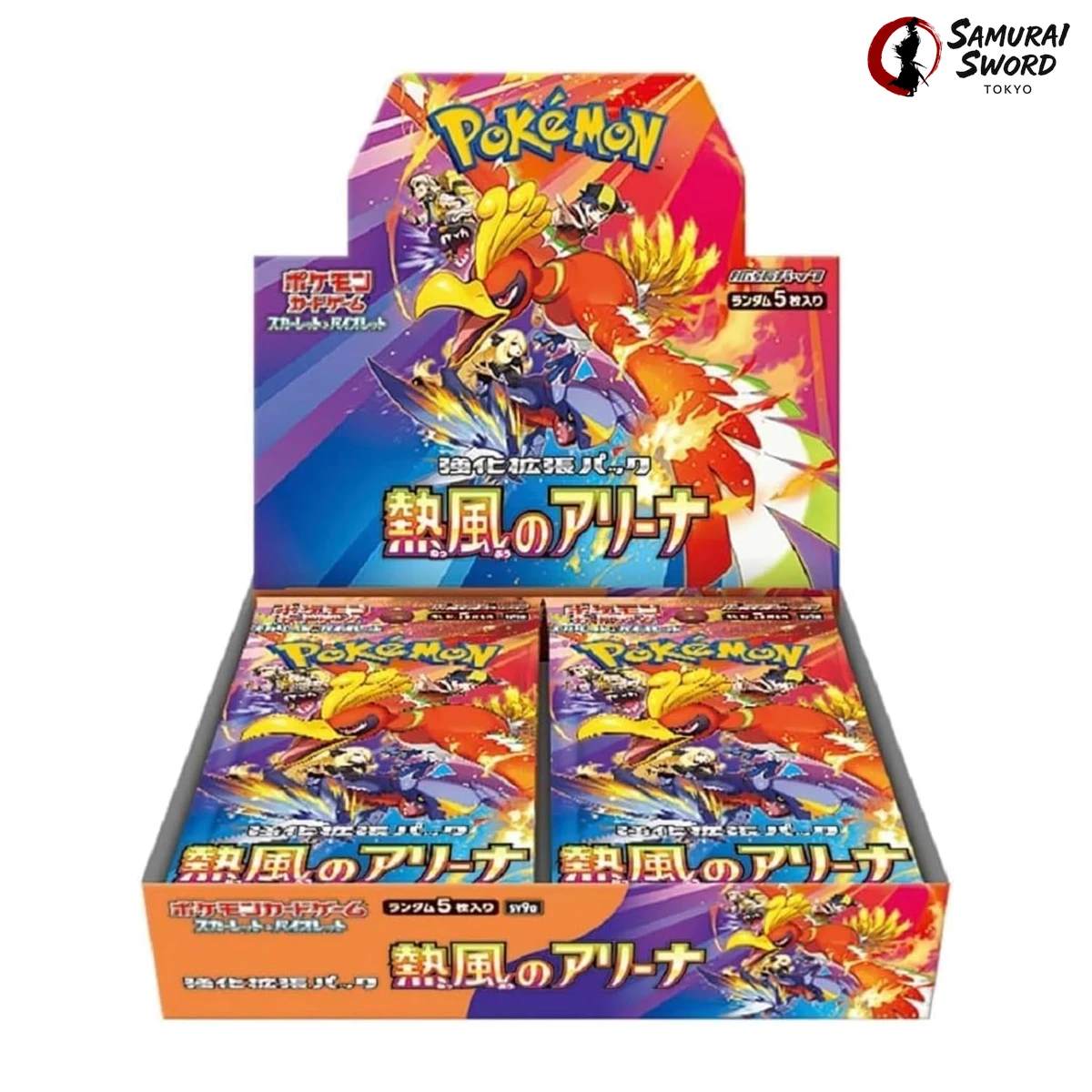 SV9A Heat Wave Arena Japanische Pokemon Booster Box, versiegelt