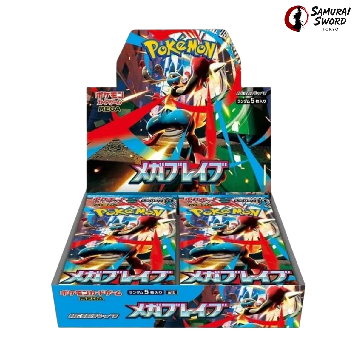 samuraiswordtokyo.com에 등록된 M1L Mega Brave Japanese Pokemon Booster Box