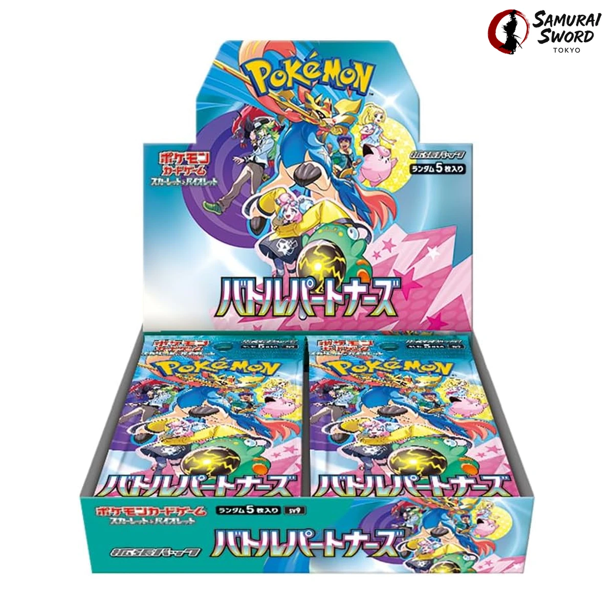 SV9-Battle Partners Japanese Pokemon booster box, sealed