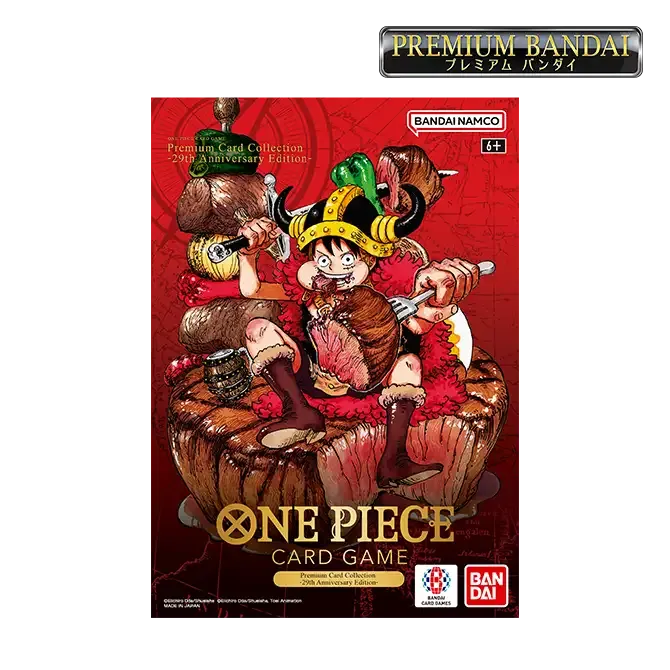 P-159 Monkey D Luffy promo card packaging, Shonen Jump 2026 29th Anniversary