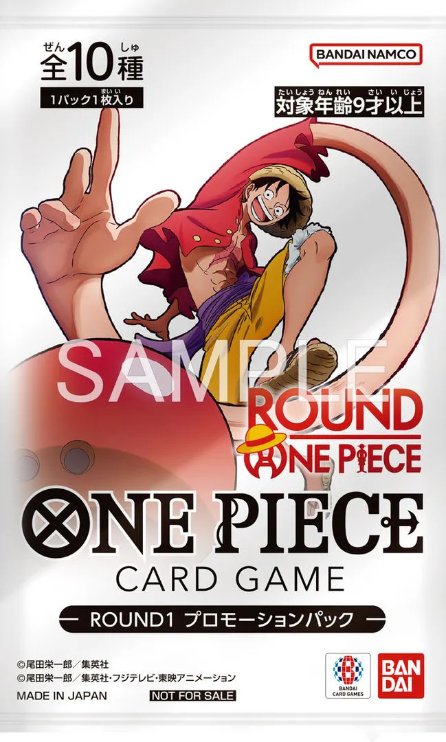 ONE PIECE x ROUND1 Promotion Pack japonés 2026, pack de colaboración oficial
