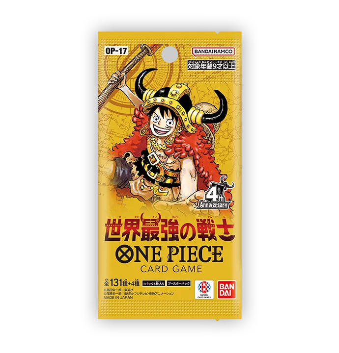 OP-17 The World's Strongest Warriors booster pack Jepang
