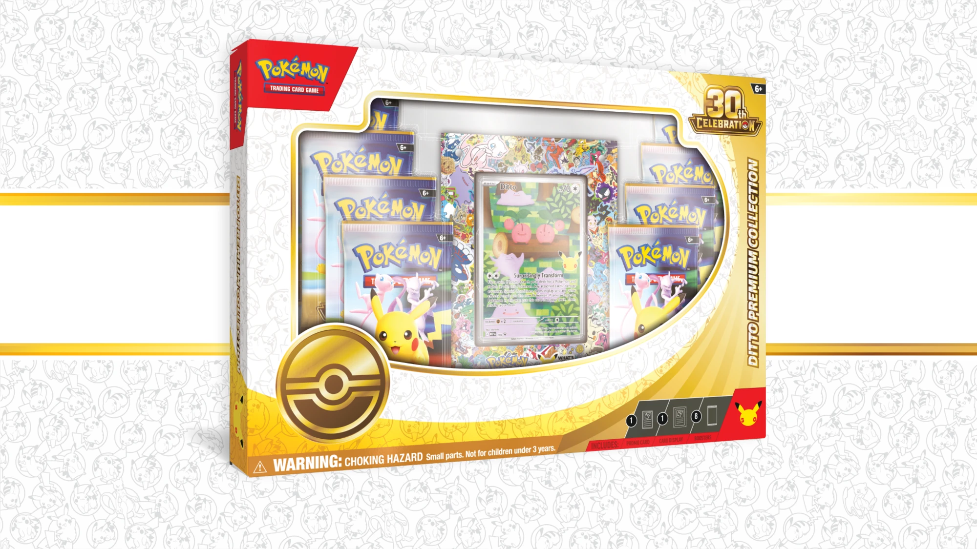 Pokémon TCG 30th Celebration Ditto Premium Collection, English