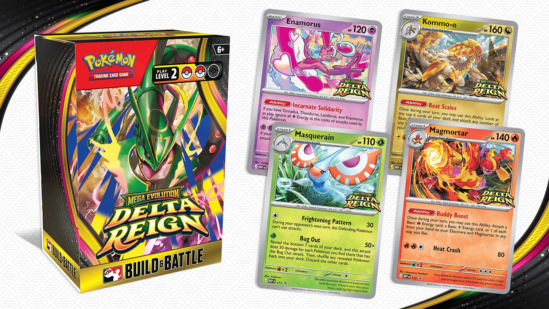 Pokemon TCG Mega Evolution Delta Reign Build and Battle Box