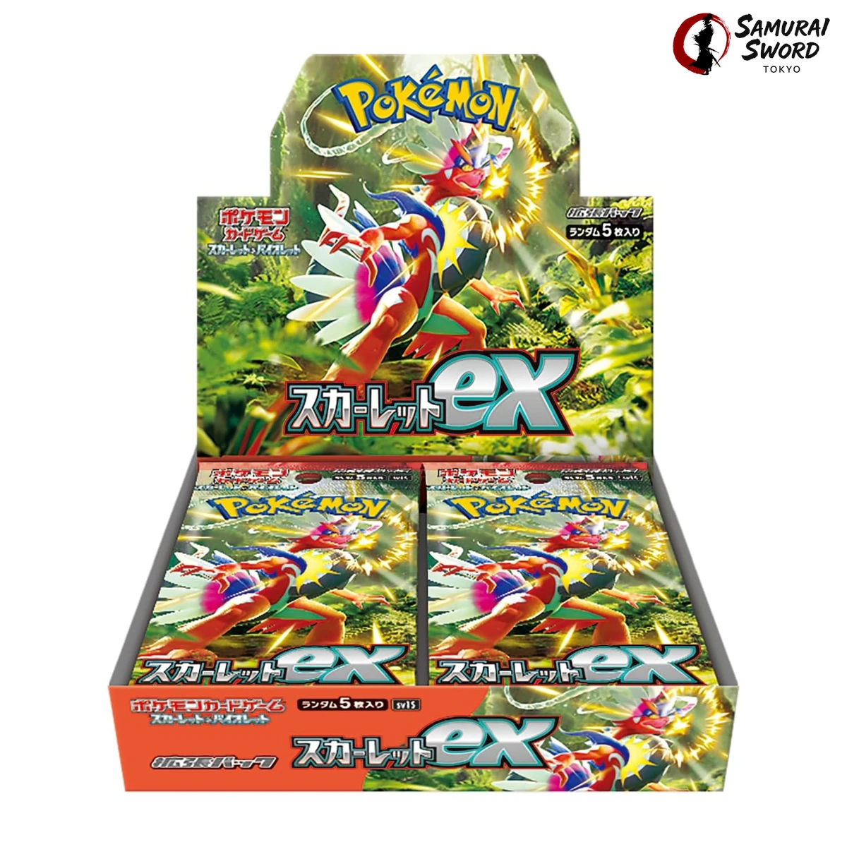 SV1S Scarlet ex Japanese Pokemon Booster Box No Shrink option product photo