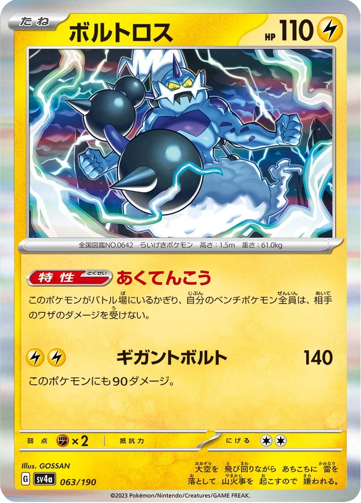 Thundurus Basis-Print #63, SV4a