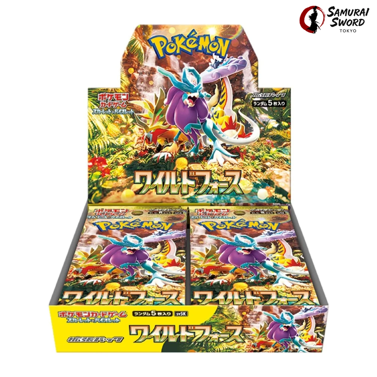 SV5K Wild Force Japanese Pokemon Booster Box, Regular Box listing