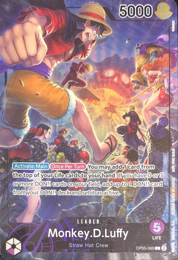 PSA10 Monkey.D.Luffy L [OP05-060] [EN](PSA Exclusive Collaboration