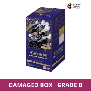 OP-10 Royal Blood Japanese One Piece Booster Box - Damaged Box (Grade B) - regular product image with Damaged Box Grade B label