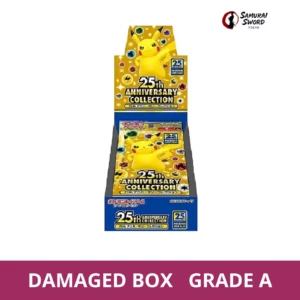 S8A-25th Anniversary Collection Japanese Pokemon Booster Box - Damaged Box - regular product image with Damaged Box Grade A label