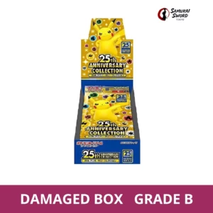 S8A-25th Anniversary Collection Japanese Pokemon Booster Box - Damaged Box (Grade B) - regular product image with Damaged Box Grade B label
