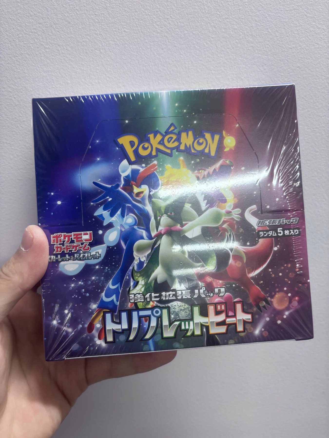 SV1A-Triplet Beat Japanese Pokemon Booster Box - Damaged Box - condition photo