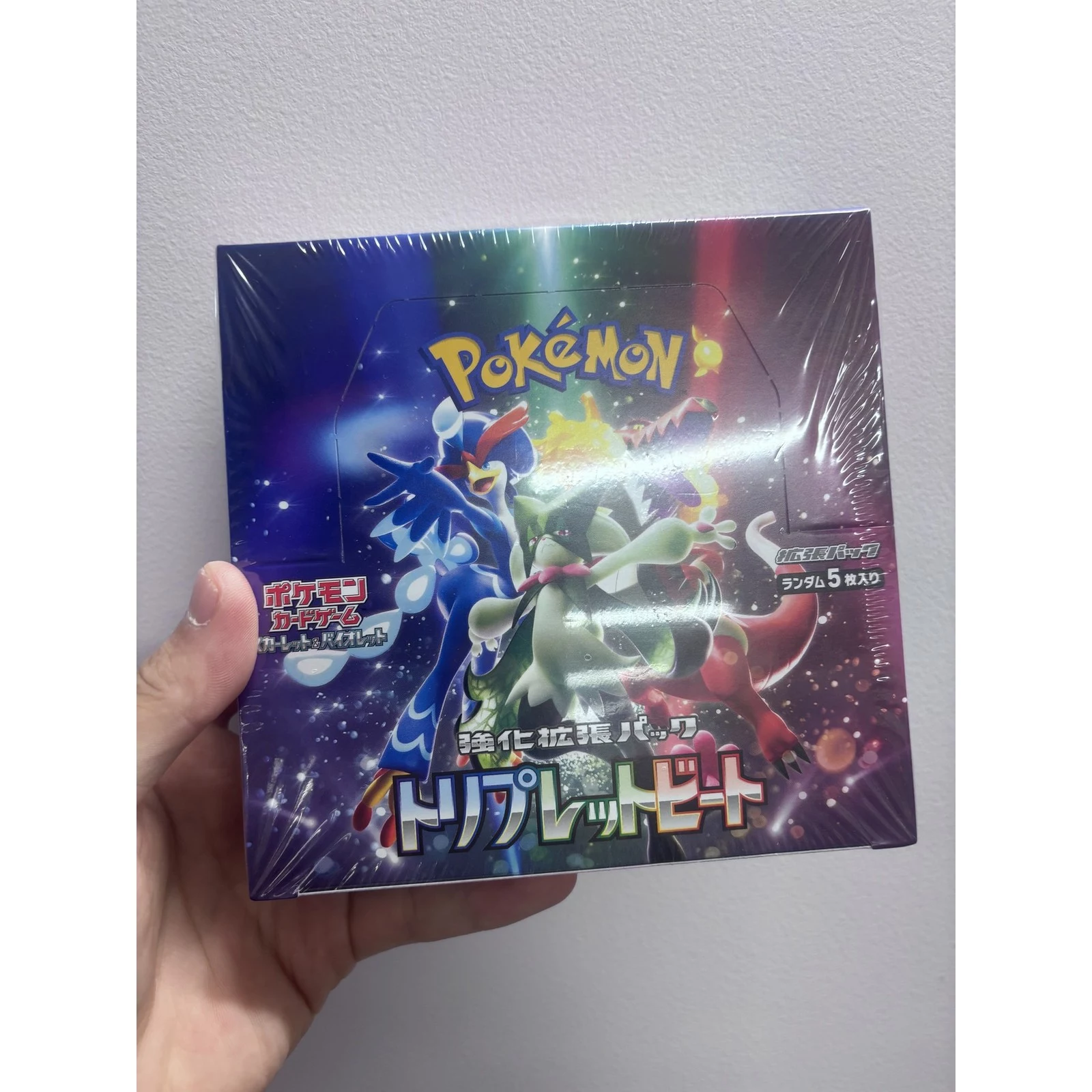 SV1A-Triplet Beat Japanese Pokemon Booster Box - Damaged Box