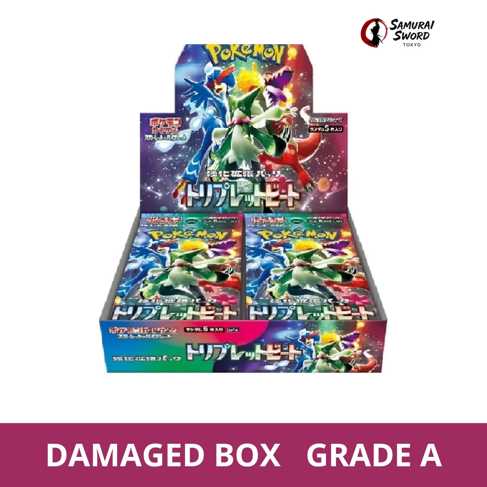SV1A-Triplet Beat Japanese Pokemon Booster Box – Damaged Box