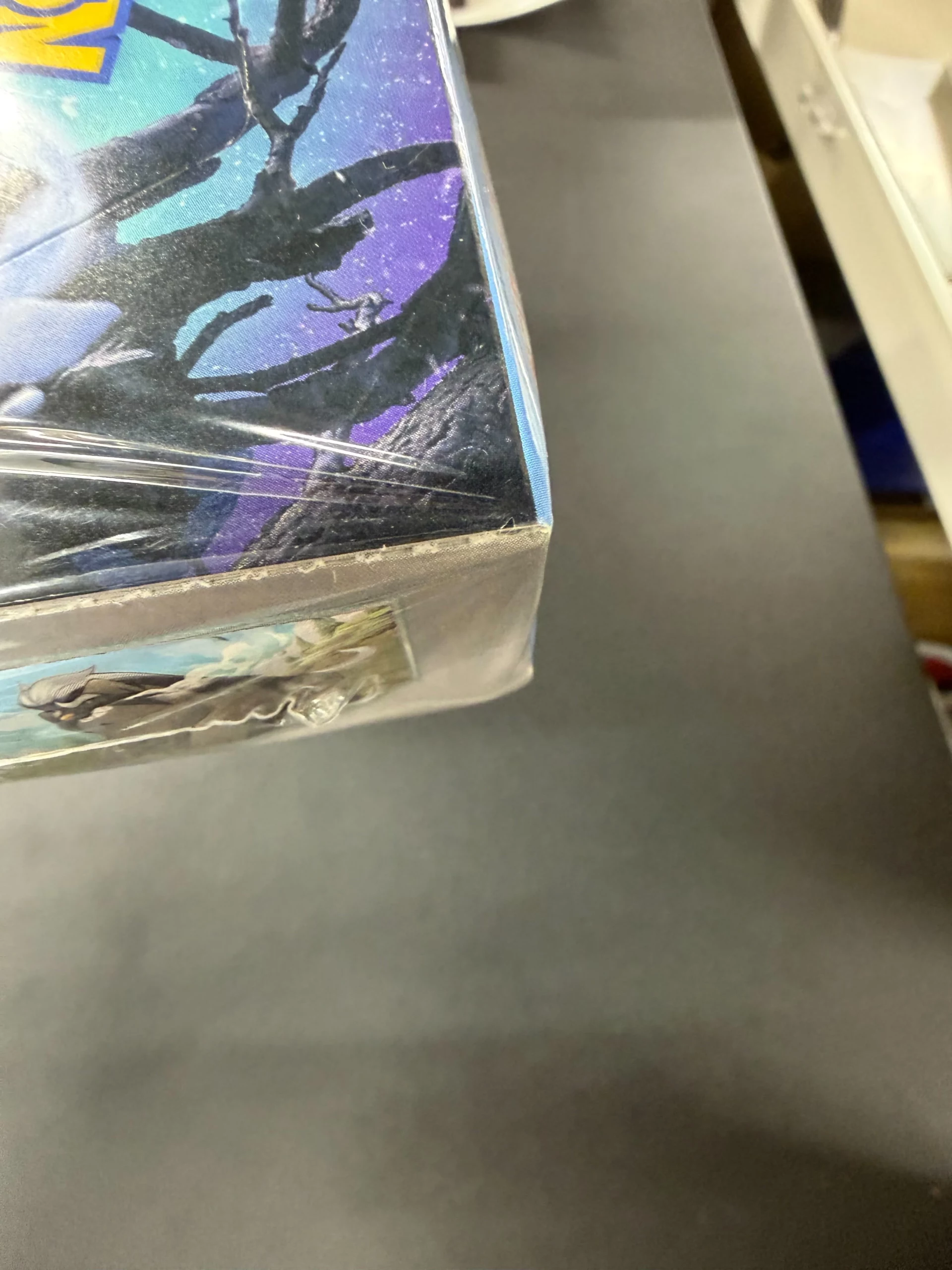 Sample condition photo of another Grade A damaged box - the box you receive may differ