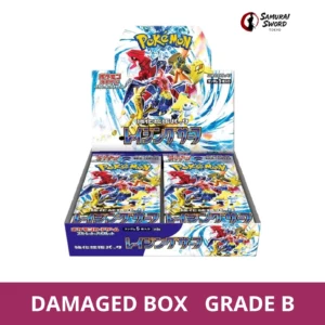 SV3A-Raging Surf Japanese Pokemon Booster Box - Damaged Box (Grade B) - regular product image with Damaged Box Grade B label