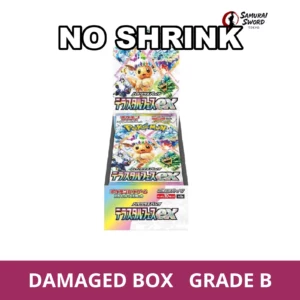 【No Shrink】SV8A-Terastal Festival ex Japanese Pokemon Booster Box - Damaged Box (Grade B) - regular product image with Damaged Box Grade B label