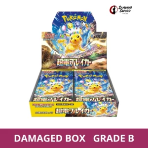SV8-Super Electric Breaker Japanese Pokemon Booster Box - Damaged Box (Grade B) - regular product image with Damaged Box Grade B label