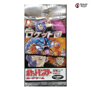 Team Rocket Japanese Pokemon Booster Pack [PMCG4] (Rocket Gang, 1997, Old Back)