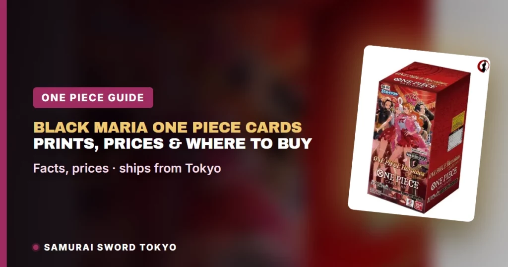 Black Maria One Piece Cards: Every Japanese Print to EB-05