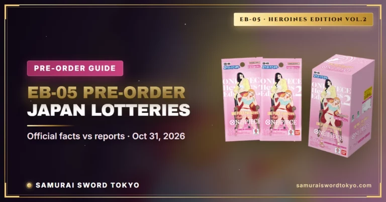 EB-05 One Piece Pre-Order Guide: Japan Box Price and Lotteries
